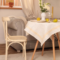 Скатерть «Этель» Кitchen linen, 90×90 см, 100% лён 240 г/м²