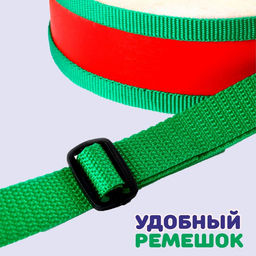 Игрушка музыкальная Лесная мастерская «Барабан», бумажная мембрана, 14×14×4.5 см, МИКС