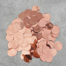 Цена за 2 шт. Наполнитель для шаров «Конфетти круг», d=1.5 см, 10 г