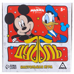 Подарочный набор "Микки маус" с часами 4 предмета