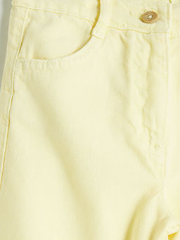 Regular Fit K?z ?ocuk Gabardin Pantolon