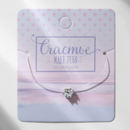 Кулон на леске «Счастье ждёт тебя», белый в серебре, 40 см