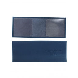 Обложка Croco-у-601-1 (для студ.билета) натуральная кожа синий бергамо (47) 265127