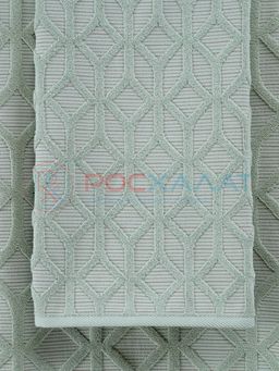 Махровое полотенце жаккардовое Полоса Ария оливковое ПМА-6595 (309) 70х140