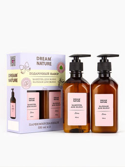 Подарочный набор женский DREAM NATURE Diva: шампунь для волос и бальзам для волос по 330 мл