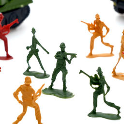 Набор солдатиков Автоштурм, с техникой - Simaland фото 3