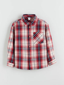 Ekose Uzun Kollu Erkek ?ocuk G?mlek