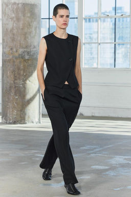 ZW COLLECTION BUTTONED WAISTCOAT TOP - Zara фото 13