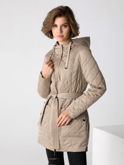 22114 Куртка т.бежевый - Dizzyway фото 2