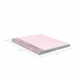 Цена за 6 шт. Тетрадь общая ученическая с пластиковой обложкой на скобе ErichKrause CoverProBook matt, Pastel, розовый, А4, 48 листов, клетка фото 5