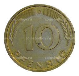 10 пфеннигов 1987 года D Германия
