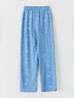Брюки домашние женские голубые с узором - Mark formelle фото 6