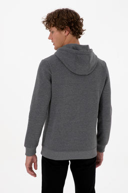 Erkek Antrasit Melanj Basic Sweatshirt Sepette S_rpriz _ndirim - U.s. polo assn фото 5