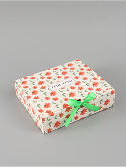 Цена за 2 шт. Коробка подарочная самосборная For you, 20×18×5 см, с лентой