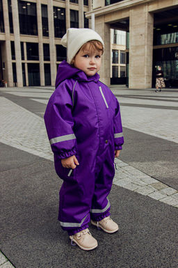 Осенний комбинезон для девочки (осень-зима), LOLLO 7050 Фиолетовый