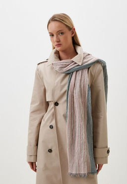 Палантин из вискозы с бахромой