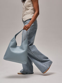 Кожаная сумка Michele DBR 31156 серое небо  фото 4