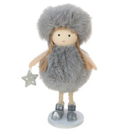 Фигурка декоративная "Девочка", L7 W5 H13 см, 4в.