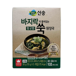 Мисо суп с моллюском и полынью/Soybean Paste Soup with Mugwort & Clam SingSong, Корея, 50 г Акция