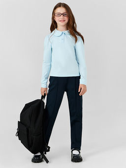 Поло для девочек голубое - Mark formelle фото 6