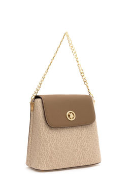 Женская бежевая сумка через плечо Неожиданная скидка в корзине - U.s. polo assn фото 2