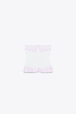CONTRAST BANDEAU TOP - Zara фото 7
