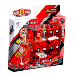 Машинки Пожарная служба, набор 5 шт., с аксессуарами - Simaland фото 6