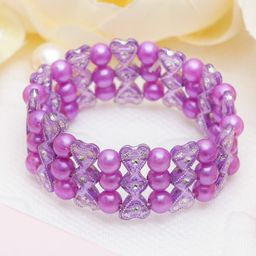 Цена за 2 шт. Браслет детский Выбражулька Бантики, МИКС  фото 2