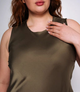 Платье #БШ2340, хаки