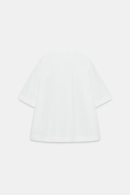 CAMISA MANGA CORTA ZW COLLECTION / Blanco - Zara фото 5