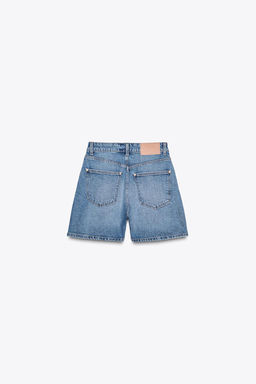 Z1975 MOM-FIT HIGH-WAIST SHORTS - Zara фото 3