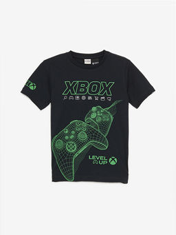 Bisiklet Yaka Xbox Bask?l? Erkek ?ocuk Ti??rt