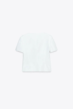 SQUARE NECK SHORT SLEEVE BLAZER - Zara фото 5
