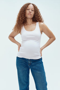 MAMA Pack de 2 camisetas sin mangas en algodon