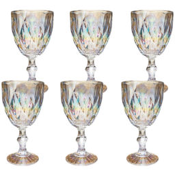 Набор бокалов 6 шт. 300 мл. стекло перламутровые арт. 599-001