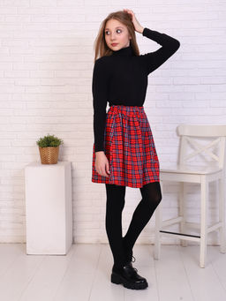 Юбка "Крис" красная клетка