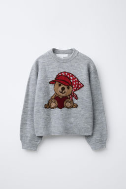 BEAR KNIT JUMPER - Zara фото 6