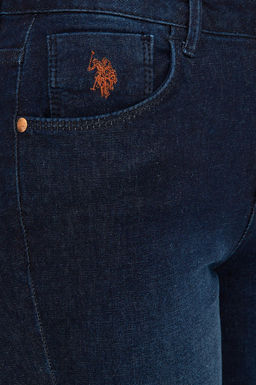 Женские темно-синие джинсовые брюки Неожиданная скидка в корзине - U.s. polo assn фото 5