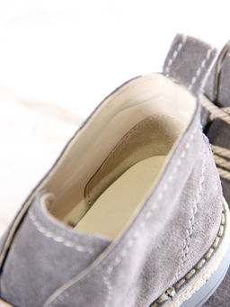 Ботинки 309.rosegr.Серый замок замша