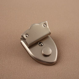 Цена за 2 шт. Застёжка для сумки, 3,8 5 см, цвет жемчужный серебряный