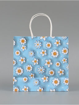 Цена за 2 шт. Пакет подарочный «Ромашки», 22 × 22 × 11 см