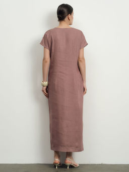 Платье женское 52114-ПЛ темный латте