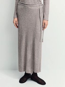 Юбка из вискозы на запах / Zarina фото 2