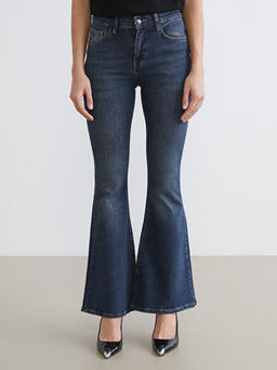 Flare Kad?n Jean Pantolon