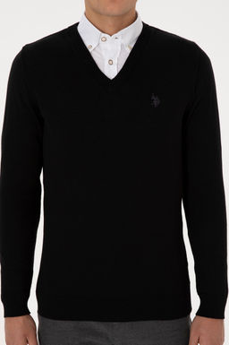 Erkek Siyah Basic Kazak - U.s. polo assn фото 6