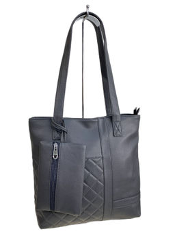 Женская сумка из искусственной кожи, цвет серый