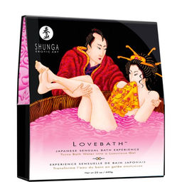Порошок для принятия ванны Shunga серии LOVEBATH Фрукты Дракона, розовый, 650 гр