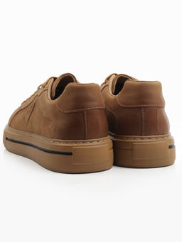 05-N52567-20 LT. BROWN Полуботинки демисезонные мужские (натуральная кожа (нубук)) - Фабричный китай фото 4