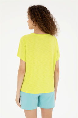 U. S. Polo Assn / Женская фисташково-зеленая футболка - U.s. polo assn фото 5