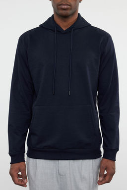 TRENDYOL MAN Mavi Regular/Normal Kesim Kapusonlu Uzun Kollu Sweatshirt TMNAW20SW0162 - Trendyolmilla фото 31